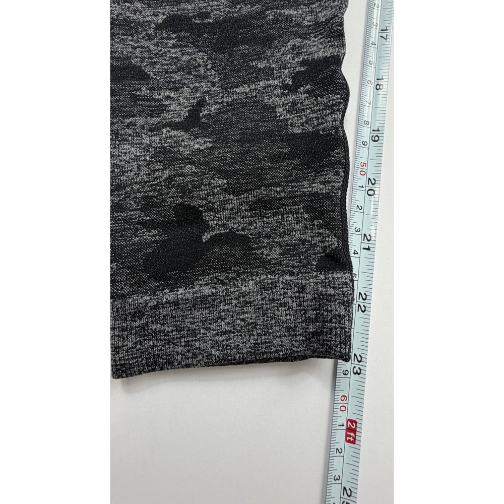 Gymshark‎ Camo Seamless Leggings Gray Black Women's Size Medium - Picture 7 of 7